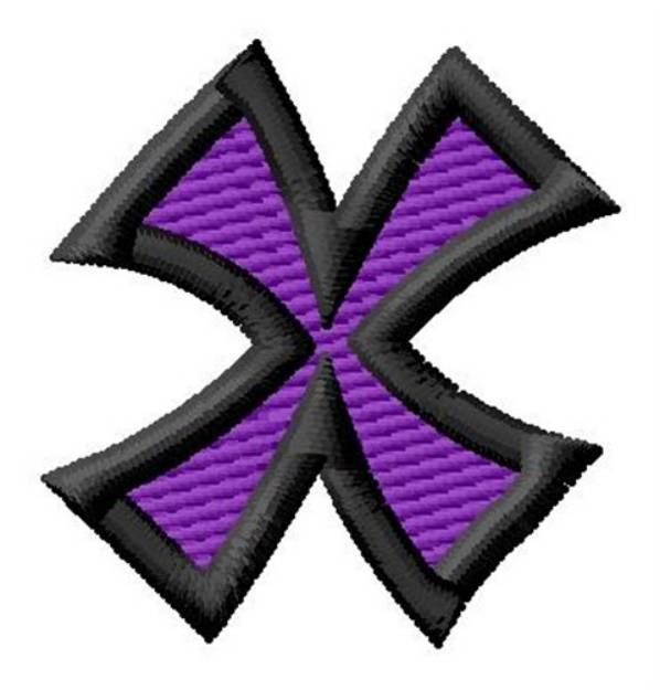 Picture of Pointed Purple x Machine Embroidery Design