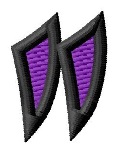 Pointed Purple Right Quotation Machine Embroidery Design