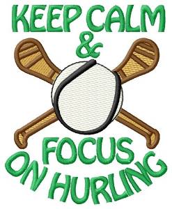 Picture of Focus On Hurling Machine Embroidery Design
