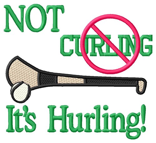 Not Curling Machine Embroidery Design