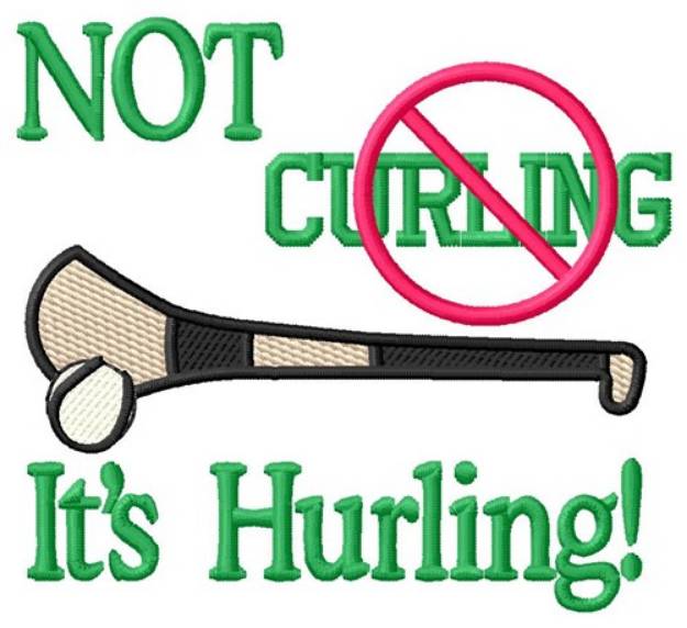 Picture of Not Curling Machine Embroidery Design