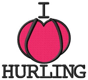Picture of I Love Hurling Machine Embroidery Design