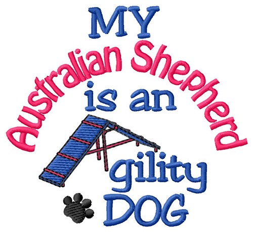 Australian Shepherd Machine Embroidery Design
