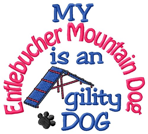 Entlebucher Mountain Dog Machine Embroidery Design