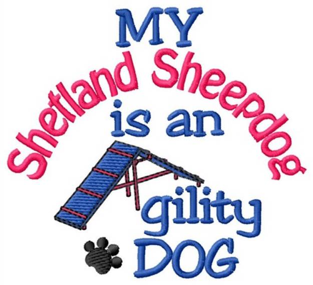 Picture of Shetland Sheepdog Machine Embroidery Design