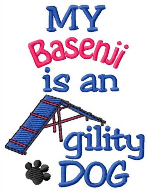 Picture of Basenji Dog Machine Embroidery Design