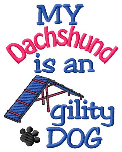 Dachshund Dog Machine Embroidery Design