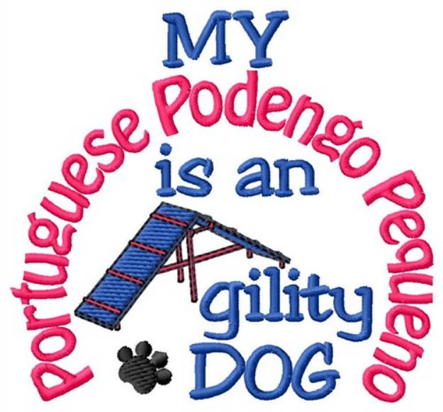 Picture of Portuguese Podengo Pequeno Machine Embroidery Design
