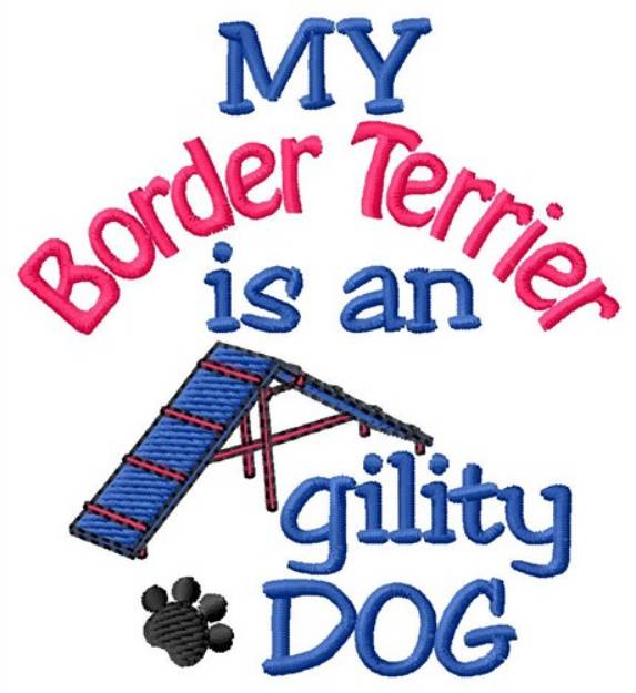 Picture of Border Terrier Machine Embroidery Design