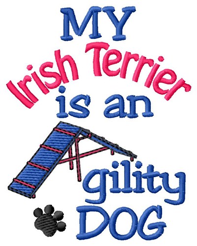Irish Terrier Machine Embroidery Design