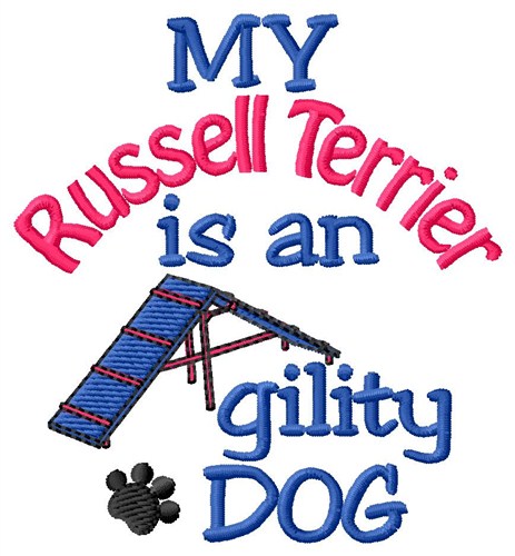 Russell Terrier Machine Embroidery Design