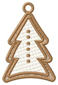Picture of Christmas Tree Ornament Machine Embroidery Design