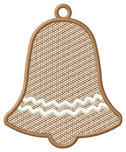 Bell Ornament Machine Embroidery Design