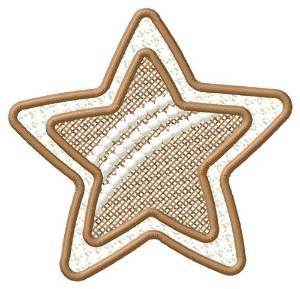 Picture of Rainbow Star Machine Embroidery Design