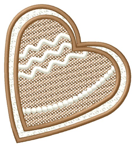 Framed Heart Machine Embroidery Design