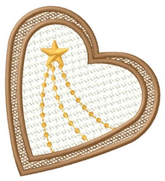 Picture of Star & Heart Machine Embroidery Design