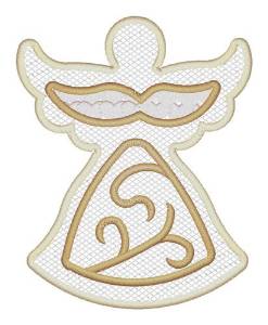 Picture of Embellished Angel Machine Embroidery Design
