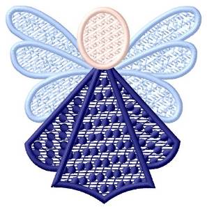 Picture of Purple Angel Machine Embroidery Design