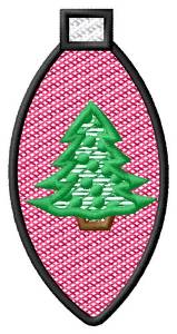 Picture of Christmas Tree Light Machine Embroidery Design
