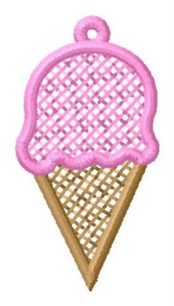Picture of Ice Cream Ornament Machine Embroidery Design