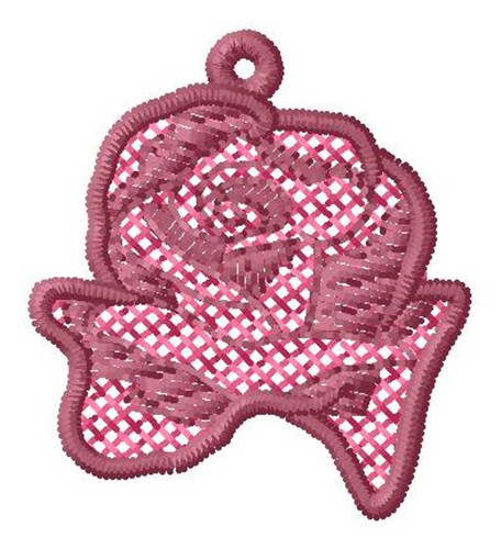 Rose Ornament Machine Embroidery Design