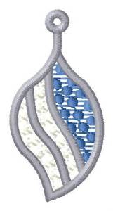 Picture of Teardrop Ornament Machine Embroidery Design