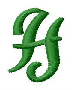 Picture of Tree Alphabet H Machine Embroidery Design