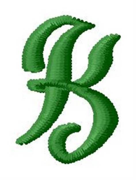 Picture of Tree Alphabet K Machine Embroidery Design