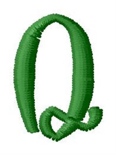 Picture of Tree Alphabet Q Machine Embroidery Design