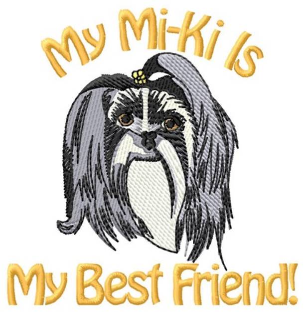 Picture of Best Friend Machine Embroidery Design