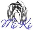 Picture of Mi-Ki Dog Machine Embroidery Design