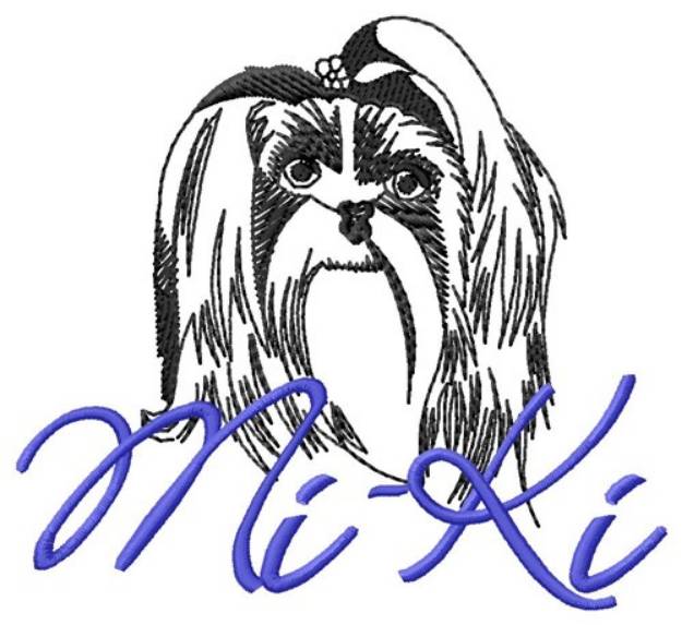 Picture of Mi-Ki Dog Machine Embroidery Design