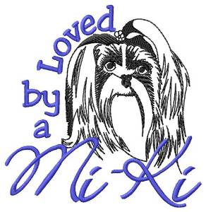 Picture of Loved by Mi-Ki Machine Embroidery Design