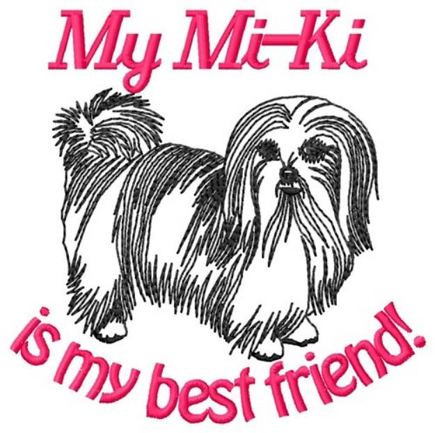 Picture of Best Friend Mi-Ki Machine Embroidery Design