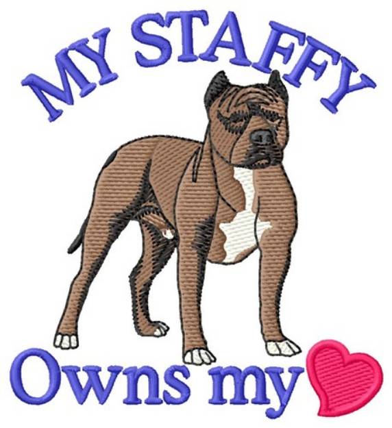 Picture of Owns My Heart Machine Embroidery Design