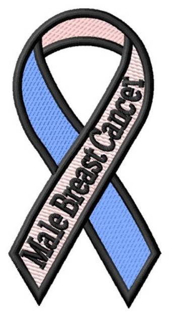 Picture of Male Breast Cancer Machine Embroidery Design