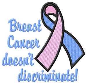 Picture of Cancer Doesnt Discriminate Machine Embroidery Design