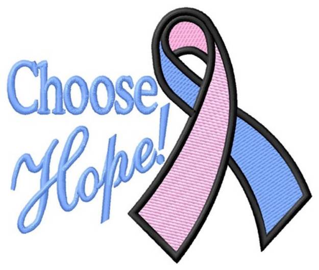 Picture of Choose Hope Machine Embroidery Design