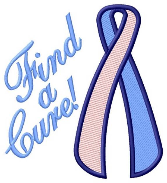 Picture of Find A Cure Machine Embroidery Design