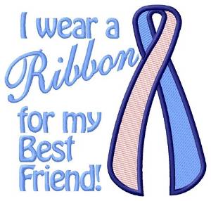 Picture of Ribbon For Friend Machine Embroidery Design