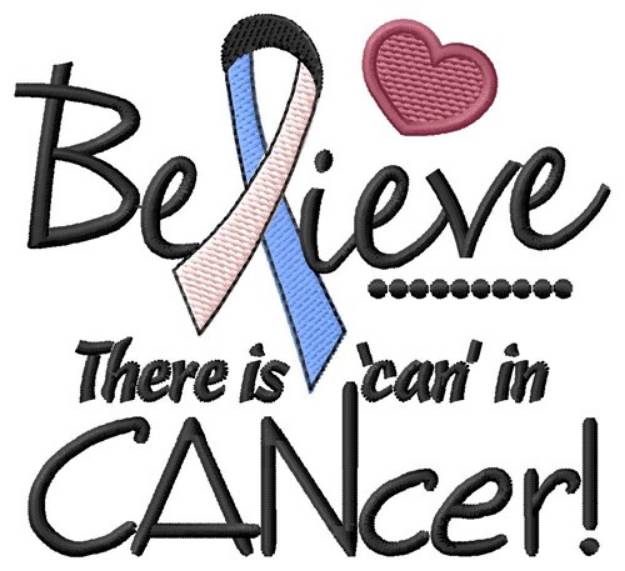 Picture of Can In Cancer Machine Embroidery Design