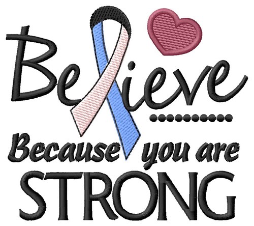 You Are Strong Machine Embroidery Design