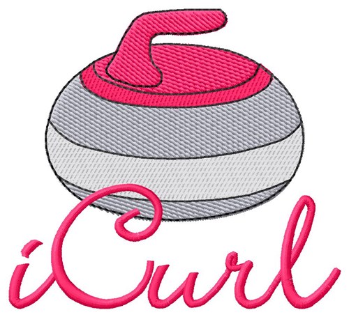 iCurl Machine Embroidery Design
