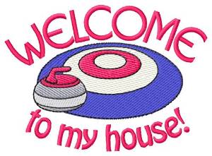 Picture of Welcome To House Machine Embroidery Design