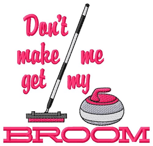 Get My Broom Machine Embroidery Design