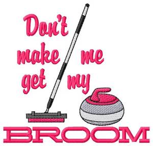 Picture of Get My Broom Machine Embroidery Design