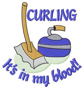 Picture of Curling In Blood Machine Embroidery Design