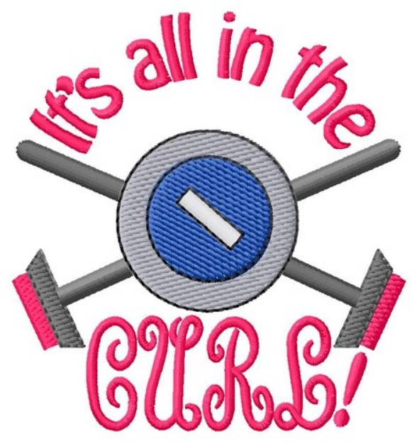 Picture of All In Curl Machine Embroidery Design