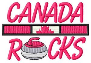 Picture of Canada Rocks Machine Embroidery Design