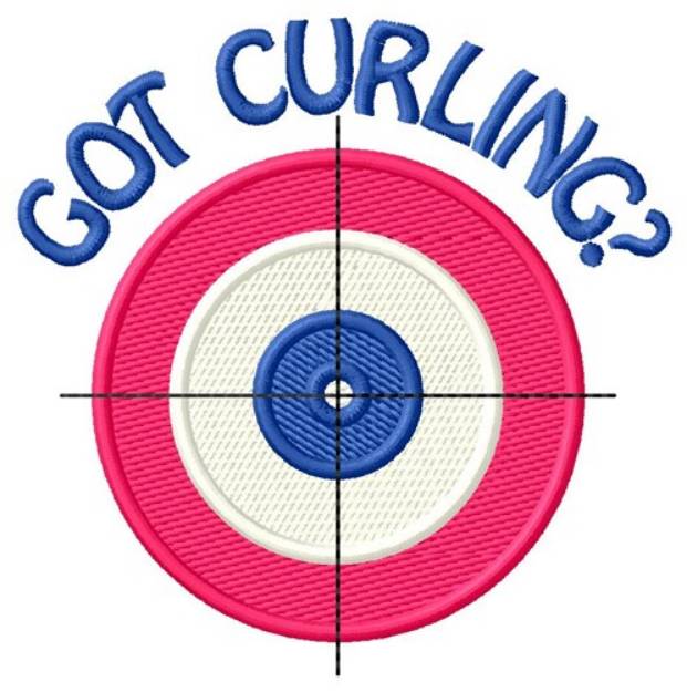 Picture of Got Curling Machine Embroidery Design